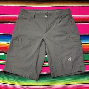 Eddie Bauer First‎ Ascent Guide Pro Shorts Men's 36 Grey Cargo Trail Gorpcore
